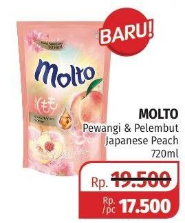 Promo Harga MOLTO Pewangi Japanese Peach 720 ml - Lotte Grosir