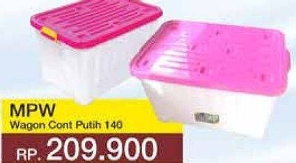 Promo Harga MPW Wagon Container Putih 140000 ml - Yogya