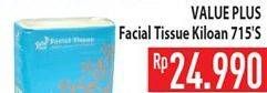 Promo Harga VALUE PLUS Facial Tissue 715 pcs - Hypermart