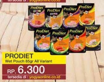 Promo Harga Prodiet Makanan Kucing All Variants 85 gr - Yogya