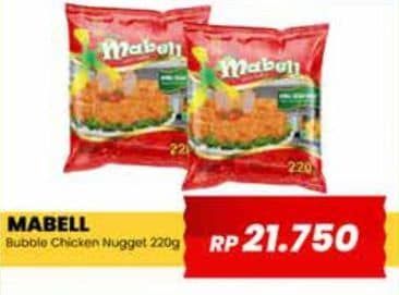 Promo Harga Mabell Nugget Bubble 220 gr - Yogya