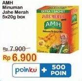 Promo Harga AMH Jahe Merah Super per 5 pcs 20 gr - Indomaret