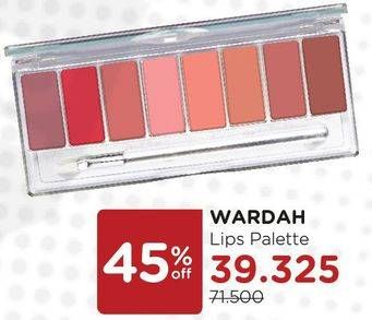 Promo Harga WARDAH Lip Palette  - Watsons
