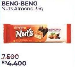 Promo Harga BENG-BENG Wafer Nuts Almond 35 gr - Alfamart