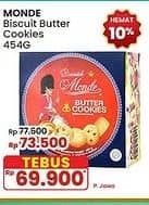 Promo Harga Monde Butter Cookies 454 gr - Indomaret