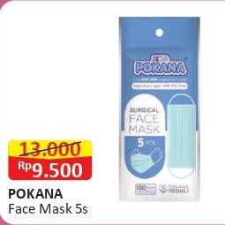 Promo Harga POKANA Face Mask 5 pcs - Alfamart