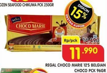 Promo Harga Regal Choco Marie 96 gr - Superindo