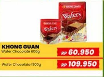 Promo Harga Khong Guan Wafers Chocolate 600 gr - Yogya