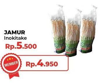 Promo Harga Jamur Inokitake (Jamur Enokitake)  - Yogya