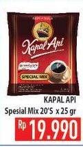 Promo Harga Kapal Api Kopi Bubuk Special Mix 20 sachet - Hypermart