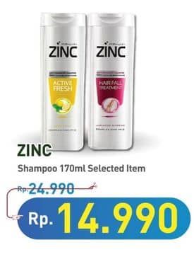 Promo Harga Zinc Shampoo 170 ml - Hypermart