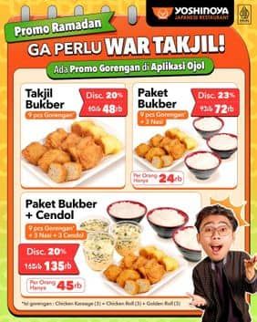 Promo Harga Ga Perlu War Takjil  - Yoshinoya