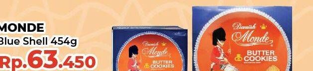 Promo Harga MONDE Butter Cookies 454 gr - Yogya