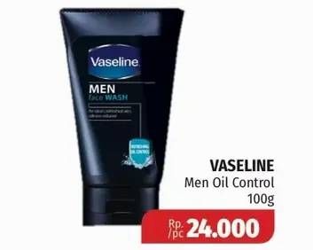 Promo Harga VASELINE Men Face Wash All Variants 100 gr - Lotte Grosir