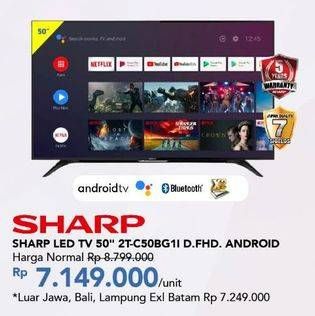 Promo Harga Sharp 2T-C50BG1i | LED TV 50"  - Carrefour