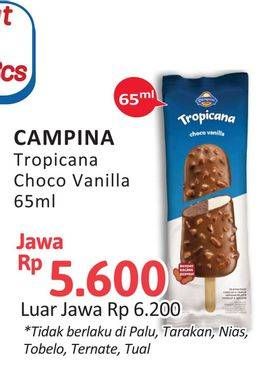 Promo Harga Campina Tropicana Choco Vanilla 55 ml - Alfamidi