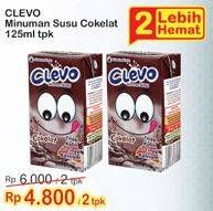 Promo Harga CLEVO Minuman Susu Cokelat per 2 pcs 125 ml - Indomaret