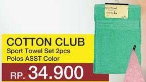 Promo Harga Cotton Club Sport Towel/Polos Asst Color  - Yogya