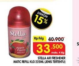 Promo Harga Stella Matic Refill 225 ml - Superindo