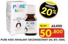 Promo Harga PURE KIDS Inhalant Decongostant 10 ml - Superindo