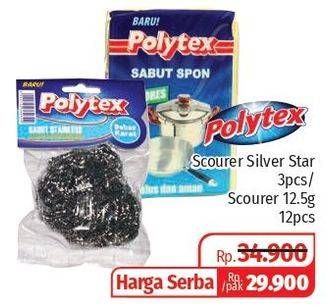 Promo Harga Polytex Scourer Silver Star/Sabut Stainless Steel  - Lotte Grosir