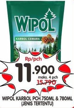 Promo Harga WIPOL Karbol 750ml/780ml  - Superindo