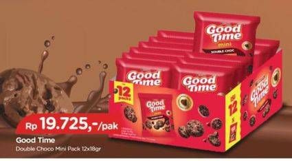 Promo Harga Good Time Cookies Chocochips Double Choc 16 gr - TIP TOP