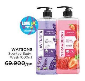 Promo Harga WATSONS Scented Body Wash per 2 botol 1 ltr - Watsons