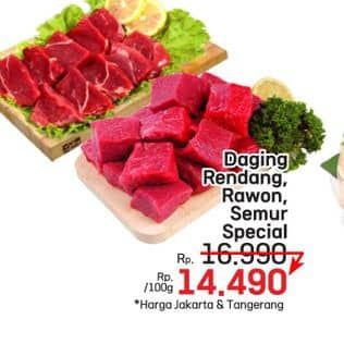 Promo Harga Daging Rendang/Rawon/Semur Special  - LotteMart