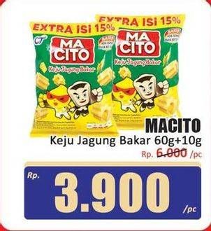 Promo Harga Macito Keju Jagung Bakar Snack 70 gr - Hari Hari