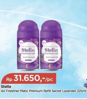Promo Harga Stella Matic Refill Lavender Garden 225 ml - TIP TOP