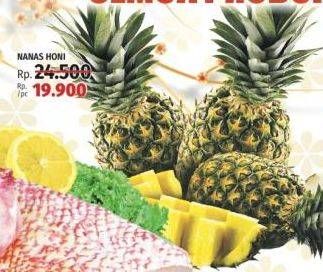 Promo Harga Nanas Honey per 100 gr - LotteMart