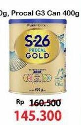 Promo Harga S26 Procal Gold Susu Pertumbuhan 400 gr - Alfamart
