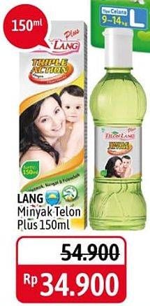 Promo Harga CAP LANG Minyak Telon Lang Plus 150 ml - Alfamidi