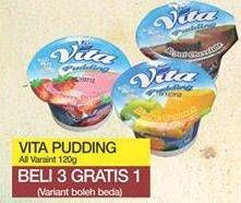 Promo Harga VITA PUDDING Pudding All Variants 120 gr - Yogya