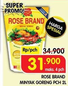 Promo Harga Rose Brand Minyak Goreng 2000 ml - Superindo