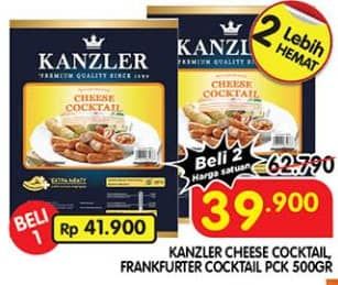 Promo Harga Kanzler Frankfurter/Cocktail  - Superindo