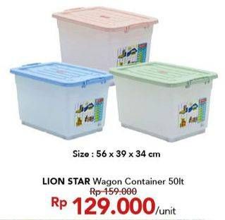 Promo Harga LION STAR Wagon Container 50000 ml - Carrefour