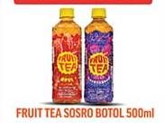 Promo Harga Sosro Fruit Tea 500 ml - Hypermart