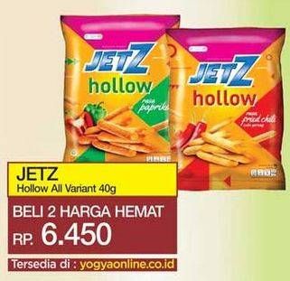 Promo Harga JETZ Hollow Snack All Variants per 2 pouch 40 gr - Yogya