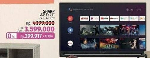 Promo Harga Sharp LED TV  - LotteMart