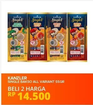 Promo Harga Kanzler Singles Bakso All Variants 48 gr - Yogya