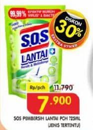 Promo Harga SOS Pembersih Lantai 750 ml - Superindo