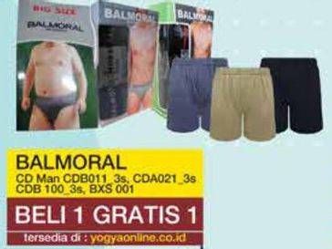 Promo Harga Balmoral Underwear CDB001, CDA021, CDB100, BXS001 3 pcs - Yogya