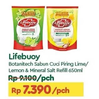 Promo Harga Lifebuoy Pencuci Piring Lemon 650 ml - TIP TOP