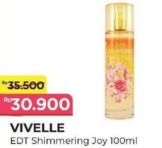 Promo Harga Vivelle Eau De Toilette Glass Shimmering 100 ml - Alfamart