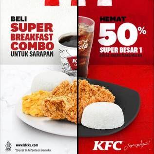 Promo Harga KFC Combo Super Besar 1  - KFC