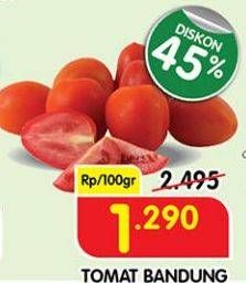 Promo Harga Tomat Bandung per 100 gr - Superindo