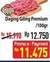 Promo Harga Daging Giling Sapi Premium per 100 gr - Hypermart