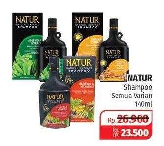 Promo Harga NATUR Shampoo All Variants 140 ml - Lotte Grosir